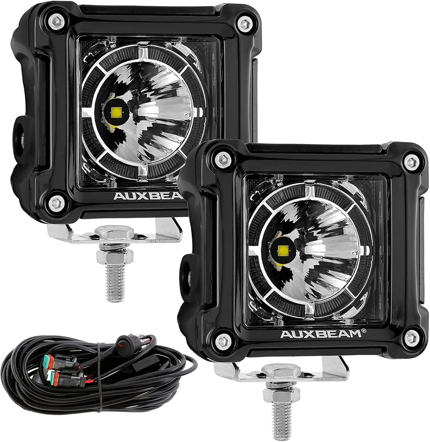 

3 Inch LED Cubes with DRL and Spotlight Modes, 20W Offroad Lights for Trucks, Cars, ATVs, Motorcycles