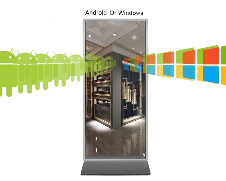 43 50 55 بوصة LCD التفاعلية الرقمية المرايا الذكية الحائط الذكية الظاهري ماجيك اللياقة البدنية تجريب مرآة #4