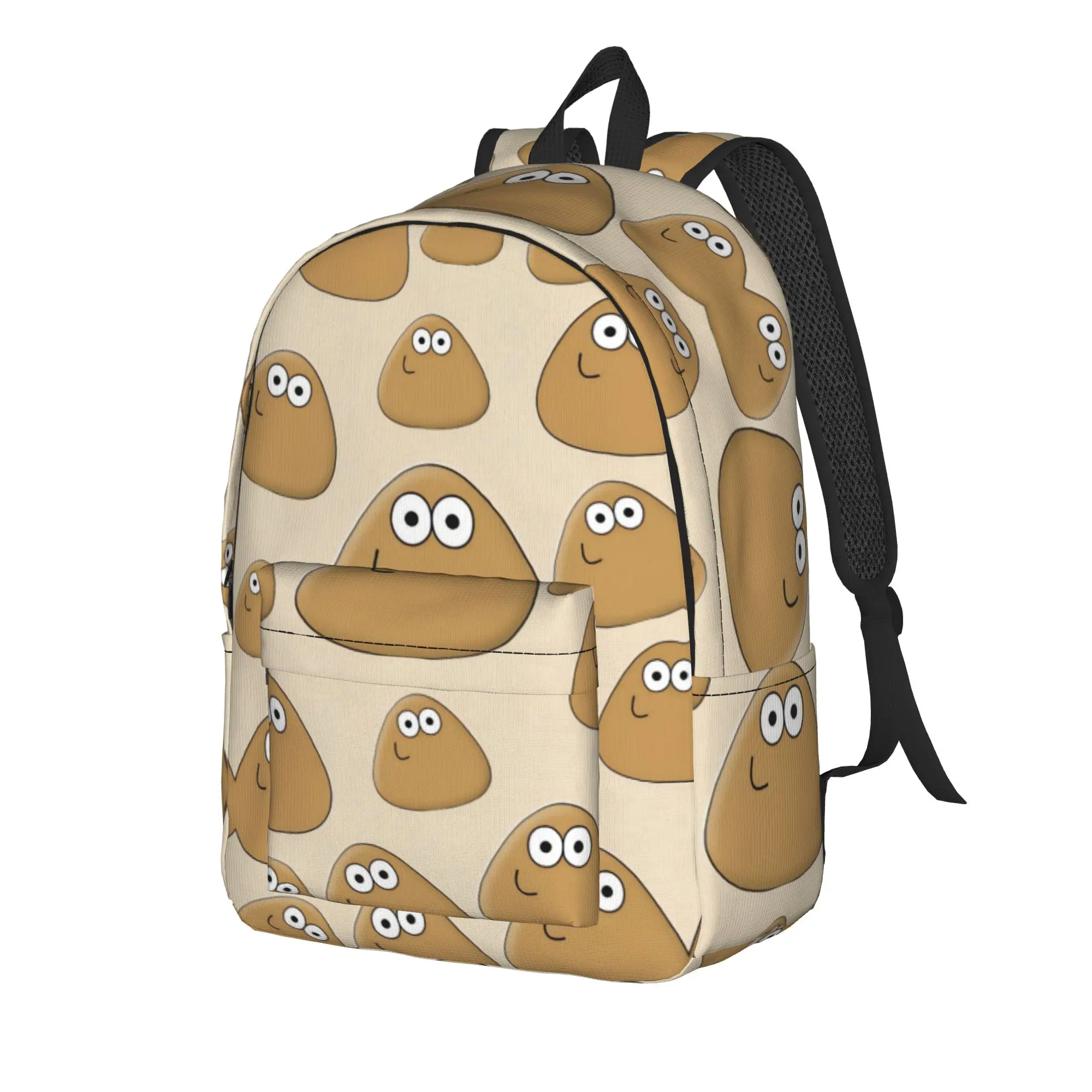 My Pet Alien Pou Teenage Backpack Outdoor Student Business  Daypack for Men Women College Shoulder Bag