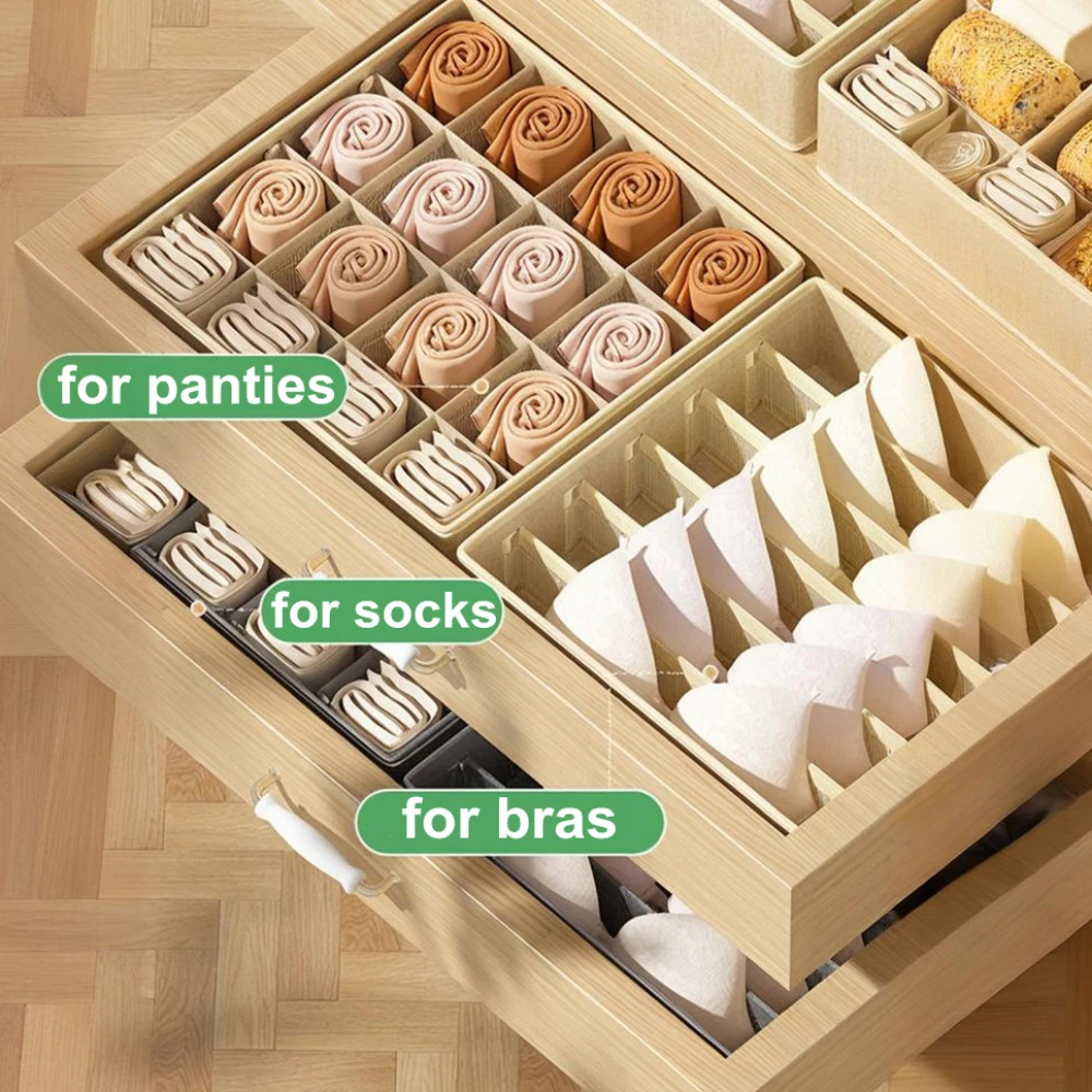 Kotak Penyimpanan Pakaian Dala - Sock Organizer Tray ulasan dan harga