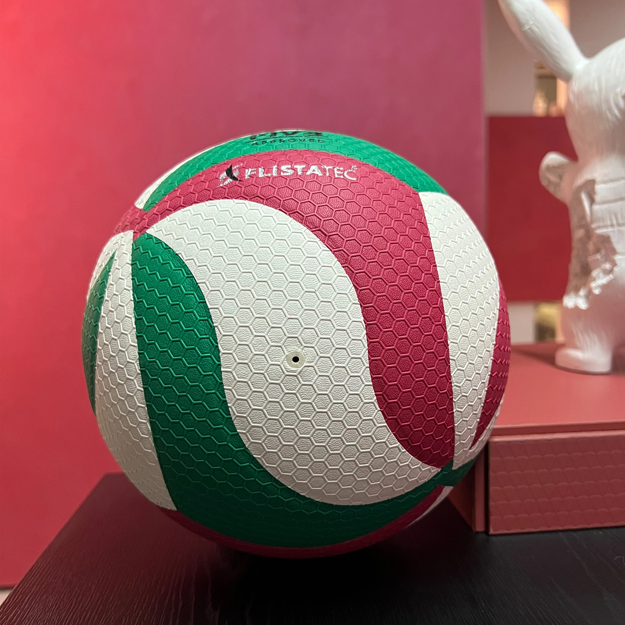 1 pelota de voleibol de tamaño estándar premium 5, duradera, de alta calidad y tamaño oficial para competiciones en interiores y exteriores, entrenamiento,