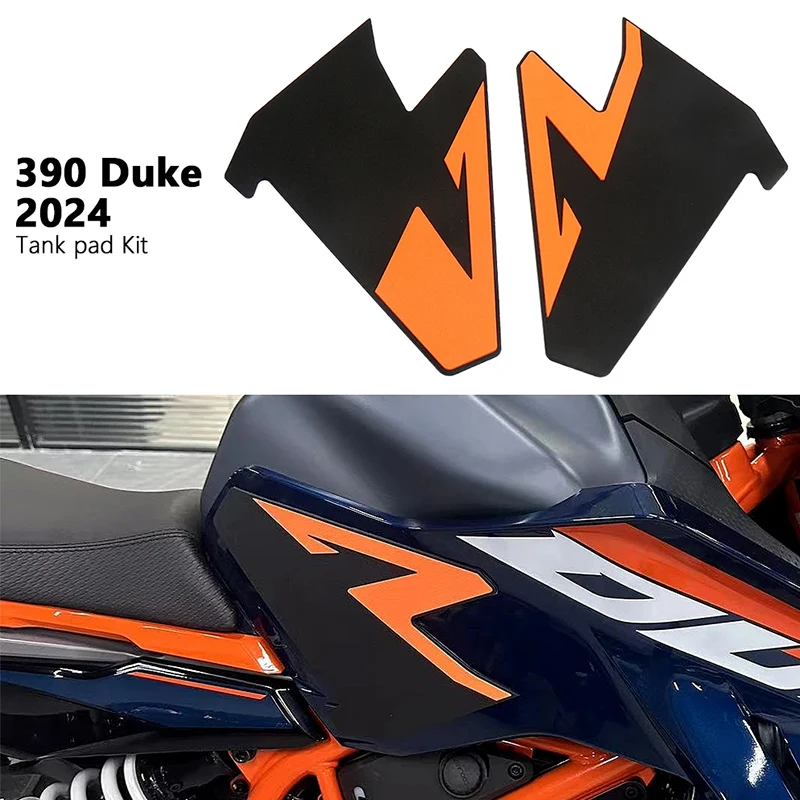 

New Motorcycle For 390 DUKE 390Duke 390 Duke 390DUKE 2024 Side Gas Knee Grip Stickers Fuel Tank Pad Protector Anti-slip Sticker