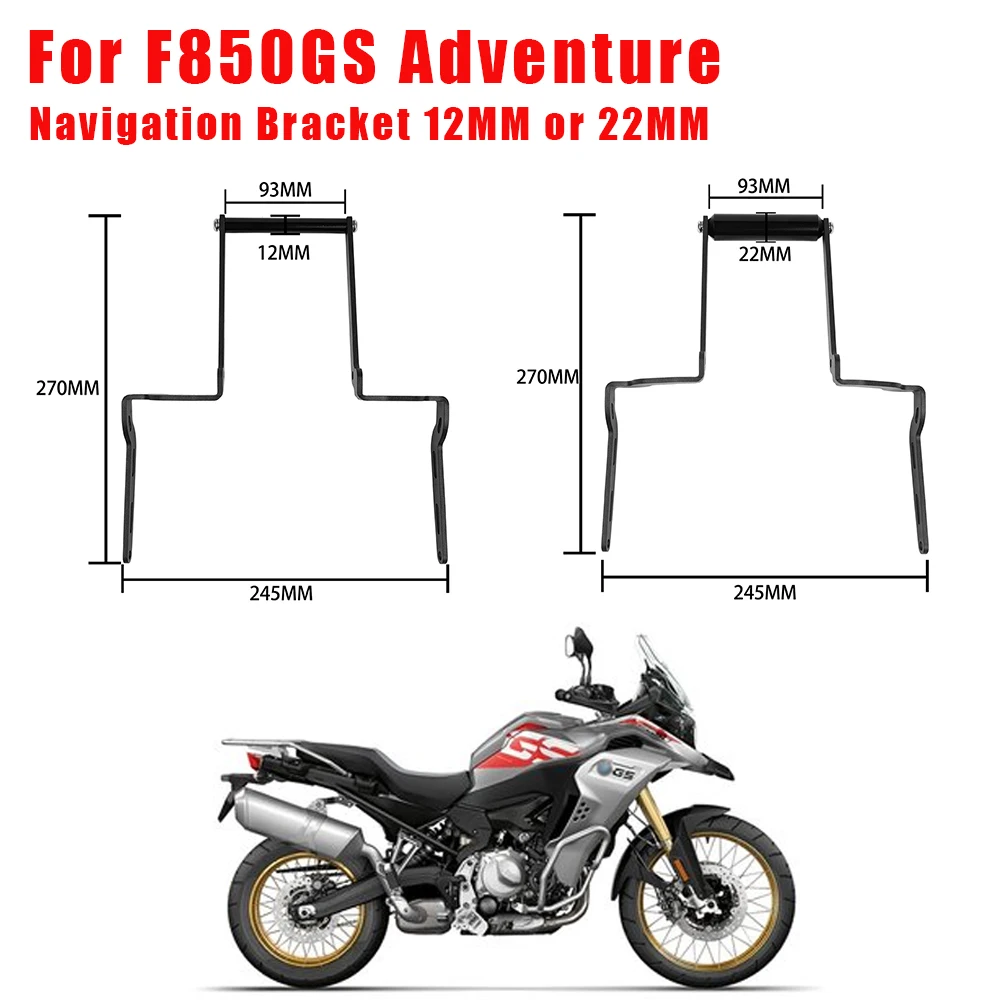 

Navigation Bracket For BMW F850GS ADV 2018-2024 Motorcycle Smart Phone GPS Adapter Holder F850 GS Adventure Mobile Support Mount