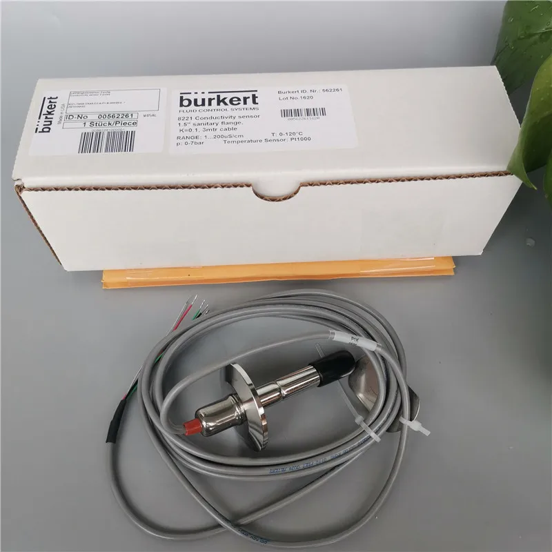 

Burkert Hygienic Conductivity Sensor Boyd 8221 00562261 Is Used With Model 8619