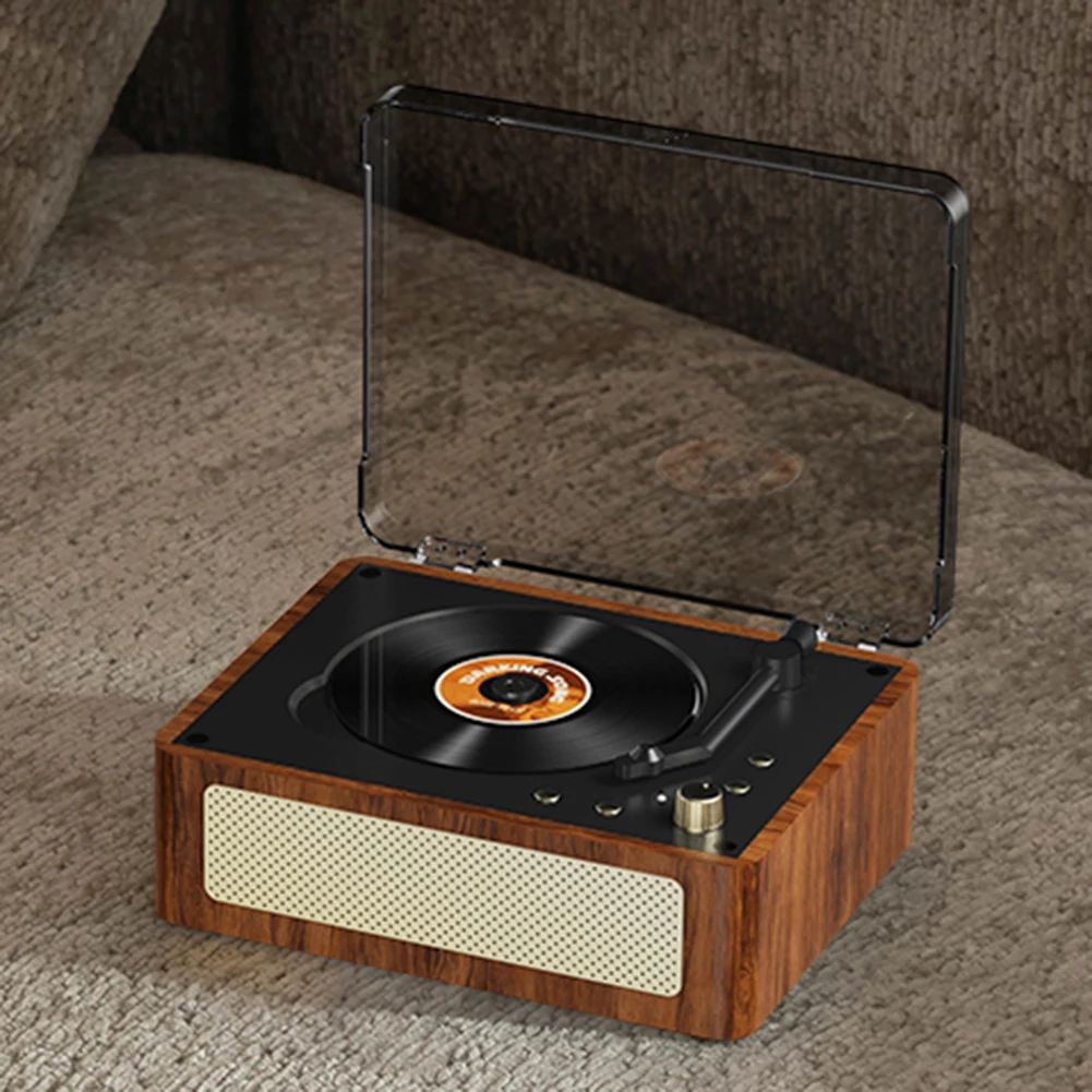 

Портативный CD-плеер в стиле ретро, перезаряжаемый беспроводной Bluetooth-совместимый CD-плеер, 3,5 мм AUX CD-плеер для любителей музыки