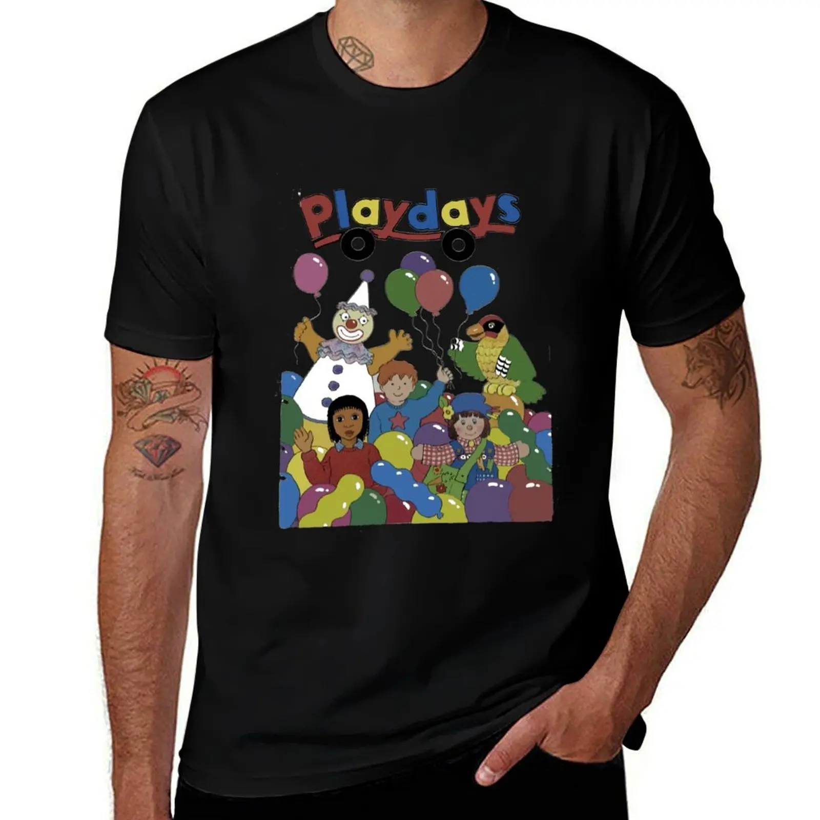 

Playdays - Classic Children's TV CBBC T-Shirt cotton graphic tees plus sizes customs design your own tee shirts for men