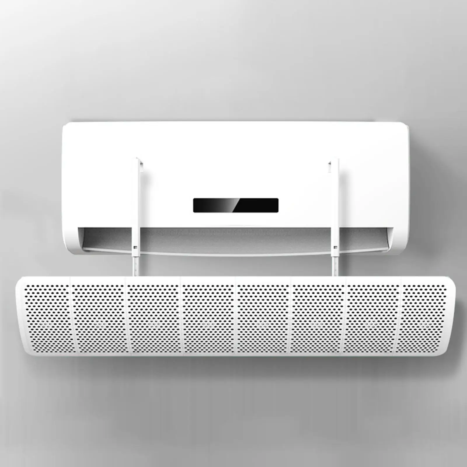Wall Mounted Air Conditioner Deflector Wind Visor Anti Direct Blowing Adjustable Airflow Diverter for Home Office Library