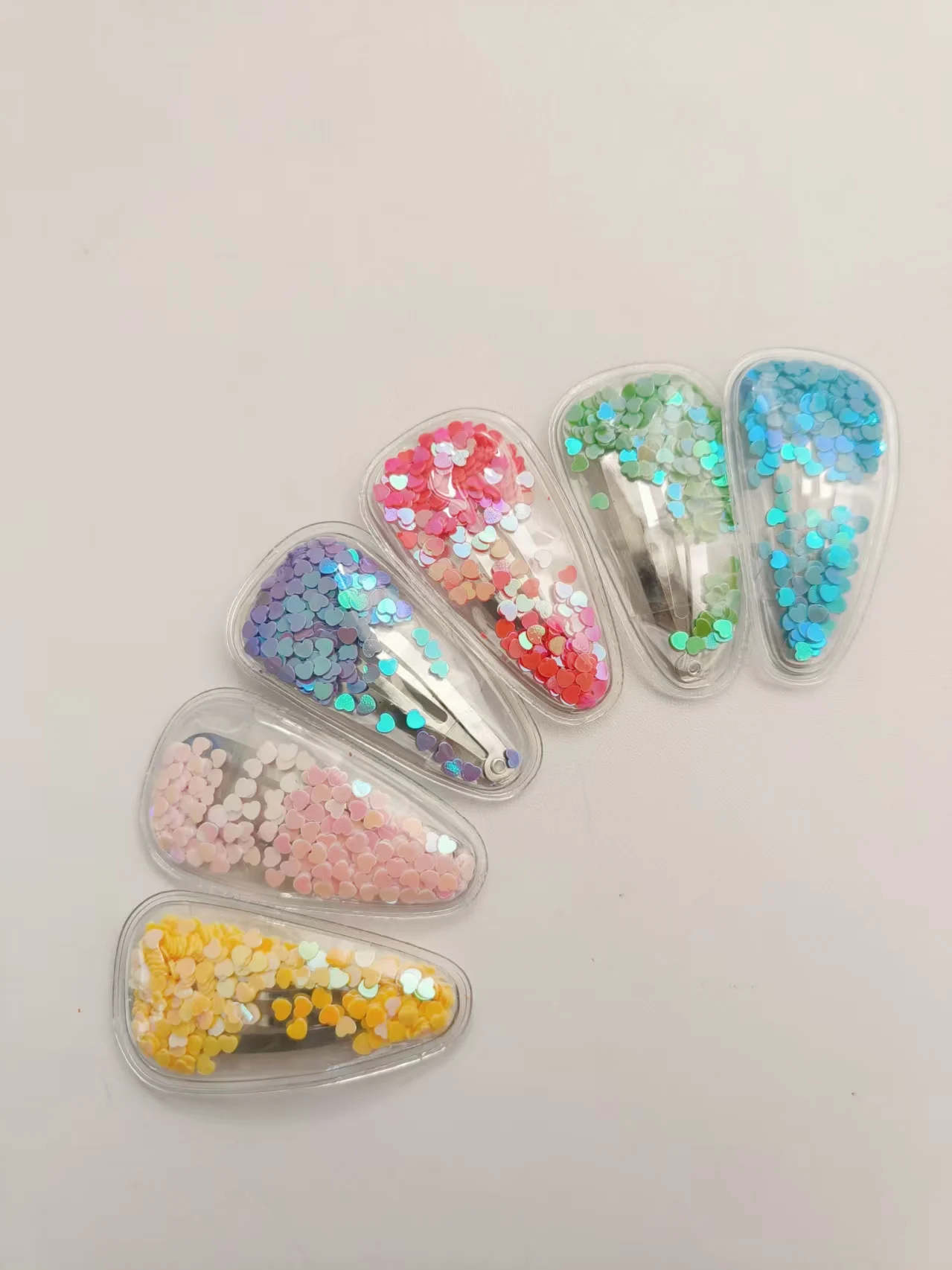 

6pcs Fashion Multi color glitter Hairpins Cute and sweet For Women Girls Party Hair Accessories