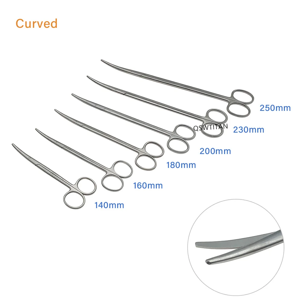 ODancing-Ciseaux Chirurgicaux en Acier Inoxydable, Double Outil Lgiide, 14/25cm, Outil de Suppression de Suture