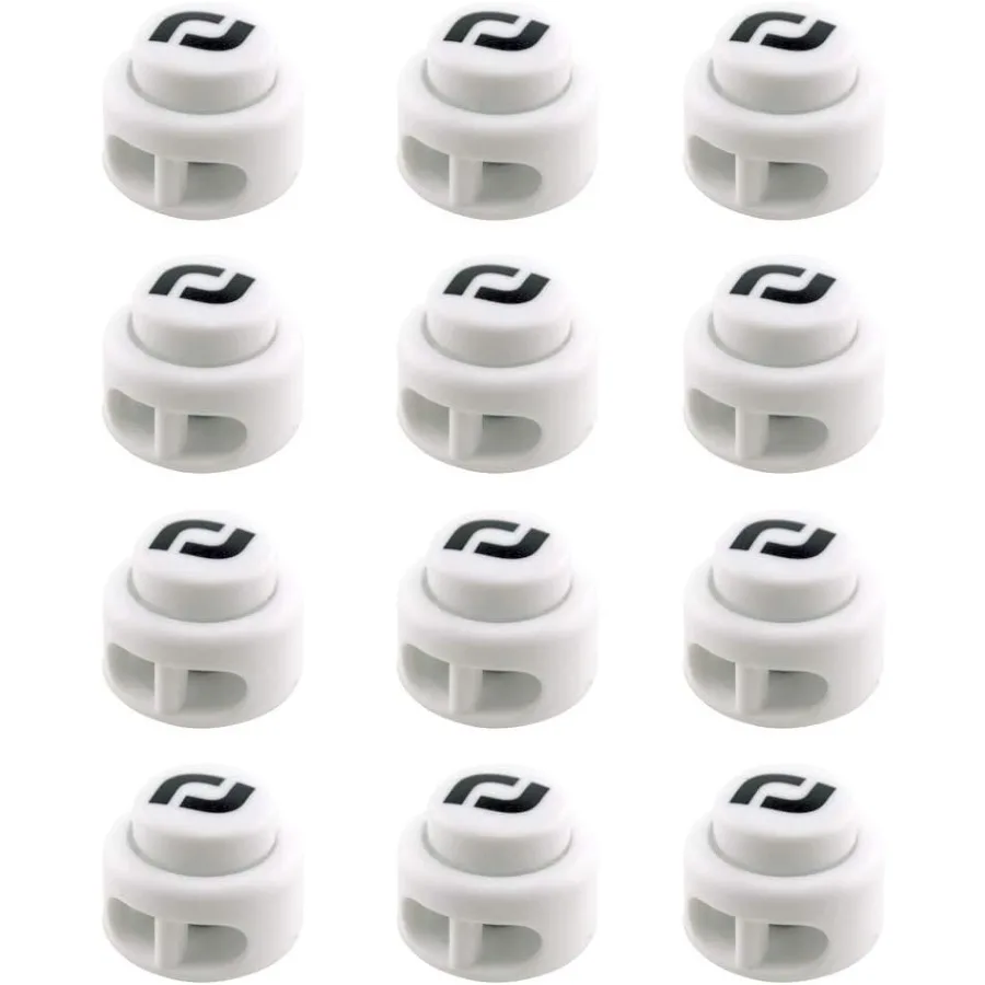 Fechaduras de cabo resistentes com design de furo duplo para fixação segura de cordões sem cadarços de gravata Mochilas de equipamentos ao ar livre e