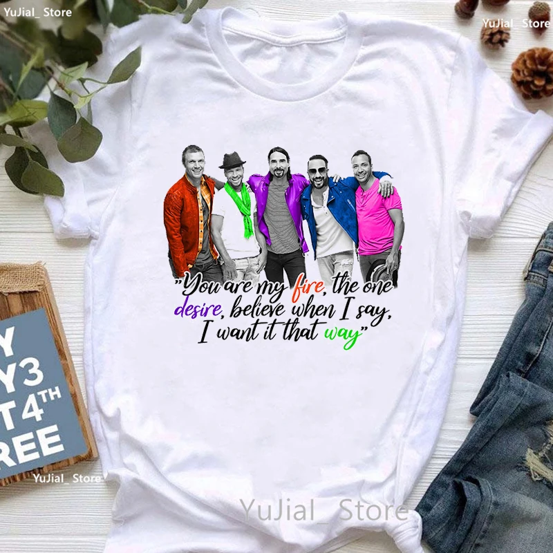 Bsb Girls I Am Not Old I Am Vintage Graphic Print T-Shirt Women Clothes 2024 Backstreet Boys World T Shirt Femme Harajuku Shirt