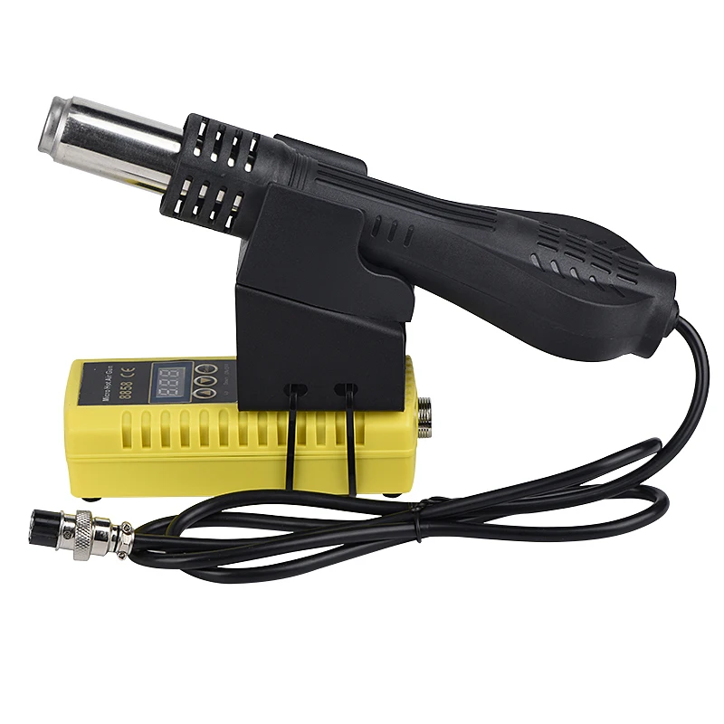 JCD-Hot Air Gun 8858 Estação de solda de micro retrabalho Secador de cabelo digital LCD 220V Pistola de calor 750W Ferramentas de reparo de soldagem