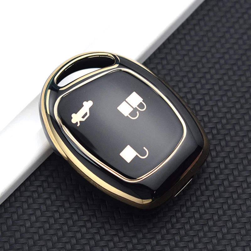 Auto Fob 3 Buttons TPU Car Remote Holder Case Key Cover Keychain For Ford C-MAX S-MAX TRANSIT KA GALAXY MONDEO FIESTA FOCUS