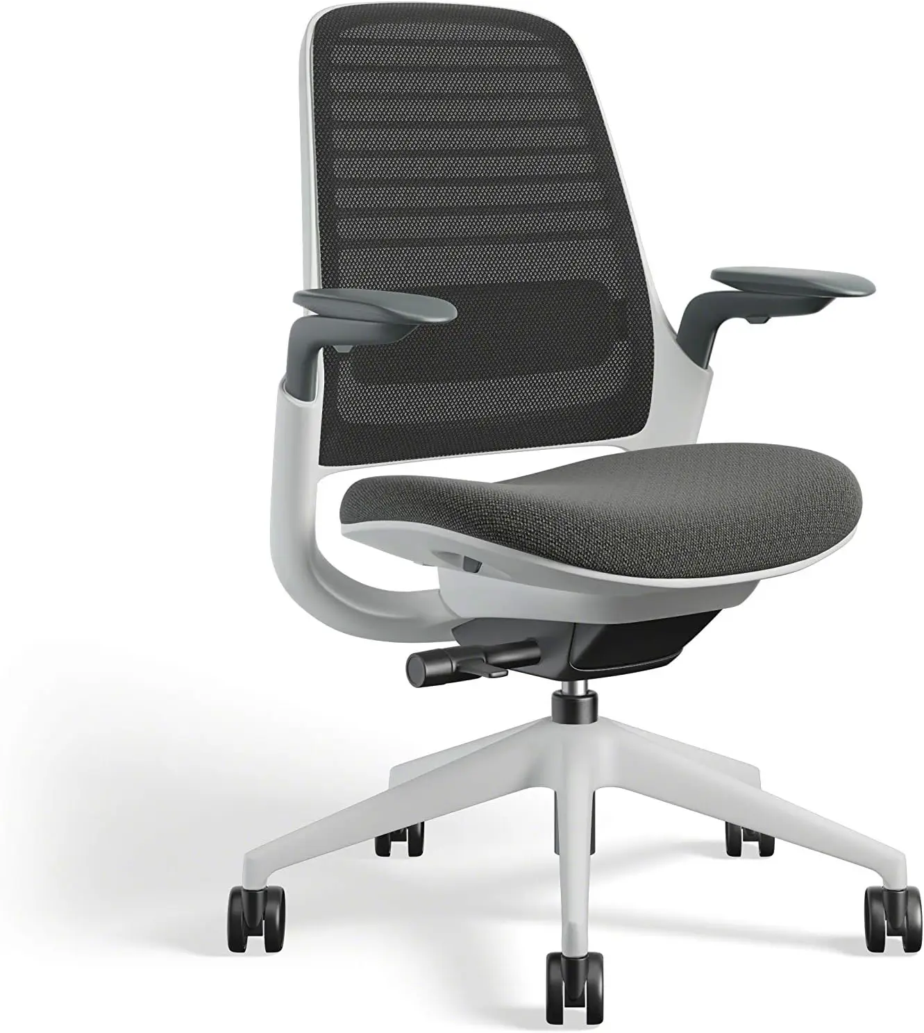 Series 1 Office Chair - Ergonomic Work Chair with Wheels for Carpet - Helps Support Productivity - Weight-Activated Controls