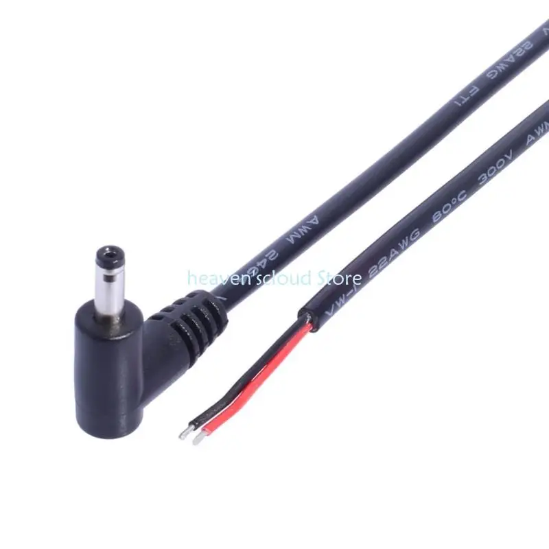 y88b الزاوية اليمنى 3.5x1.35mm الذكور سدادة سلك طاقة مرنة 3.5mmmx1.35mm موصل شحن الذكور لملحقات الكاميرا