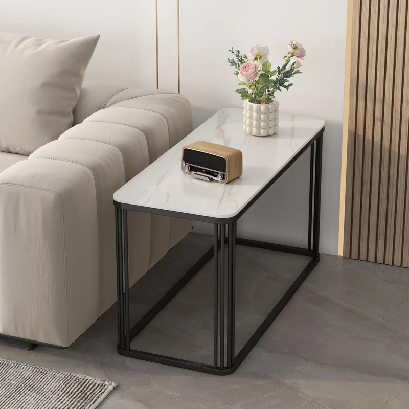 Modern simple sofa side table removable balcony small coffee table