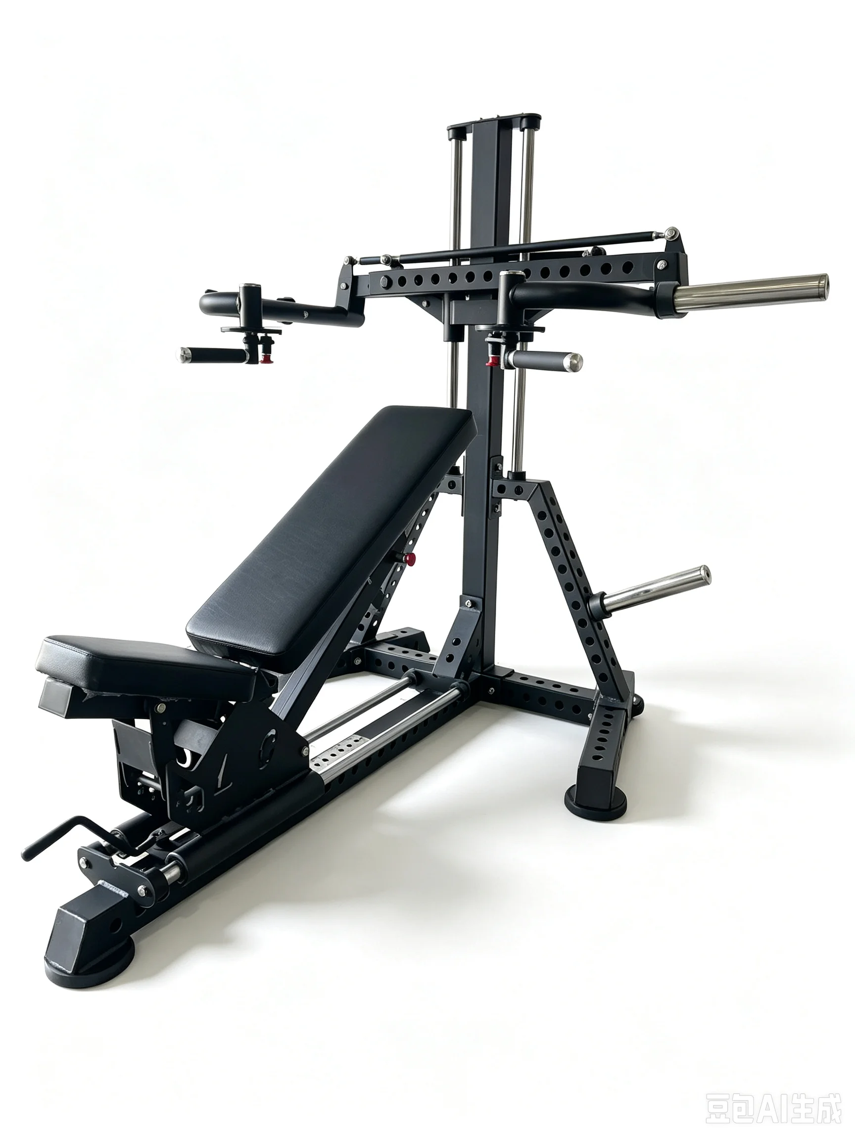 Multi Purpose Leverage Shoulder & Chest Press Machine, Heavy Duty Steel Frame for Commercial Gym Home Studio Use