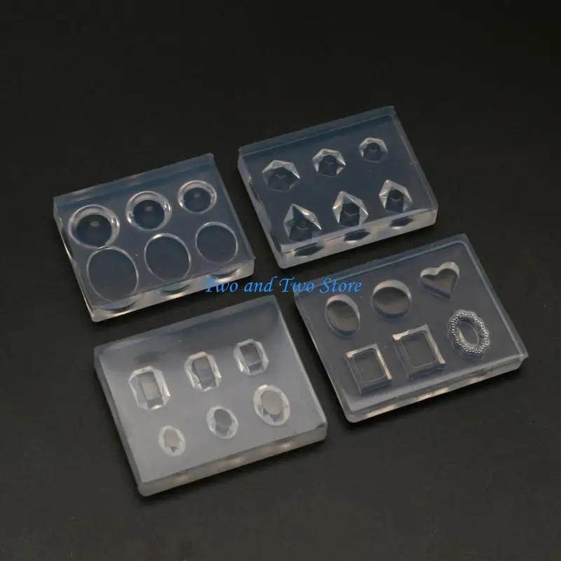 

HX6F DIY мини алмазная кристаллическая форма эпоксидная силиконовая форма Рождественский подарок Смола форма для детей ручной