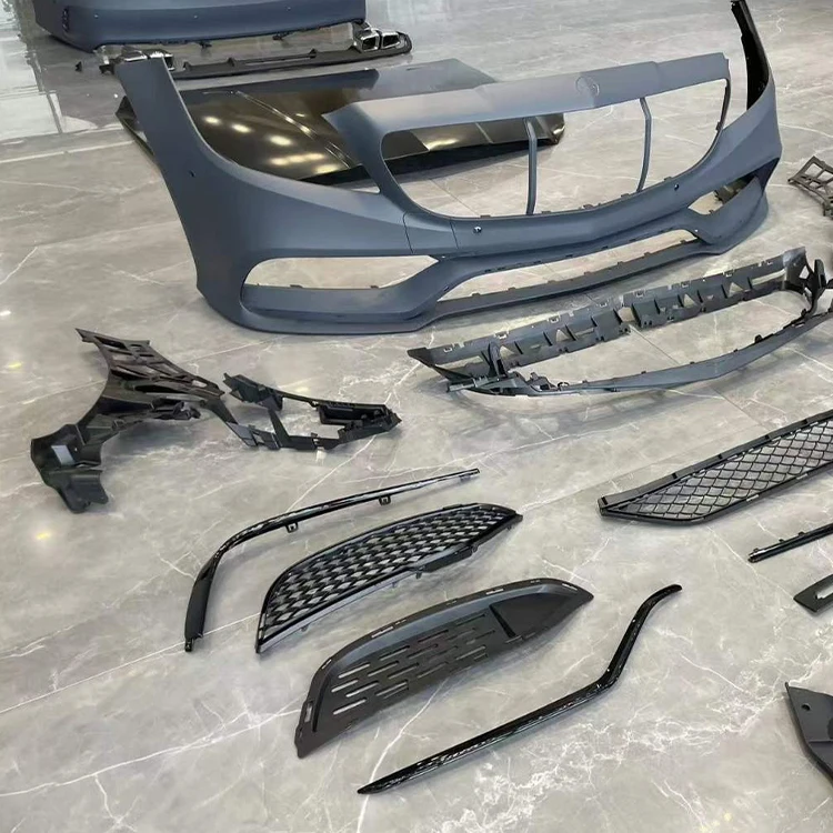 High Quality New Bodykit CLS63 for CLS C218 W218 2012-2017 Gloss Black/Carbon Look Sport