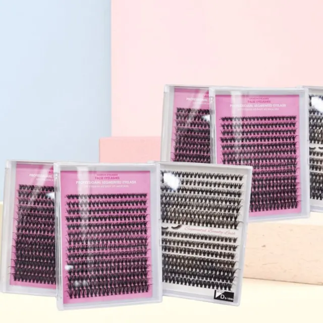 280 szt. Individul Claster do przedłużania rzęs 30D/40D Mix długości DIY rzęsy klasterowe