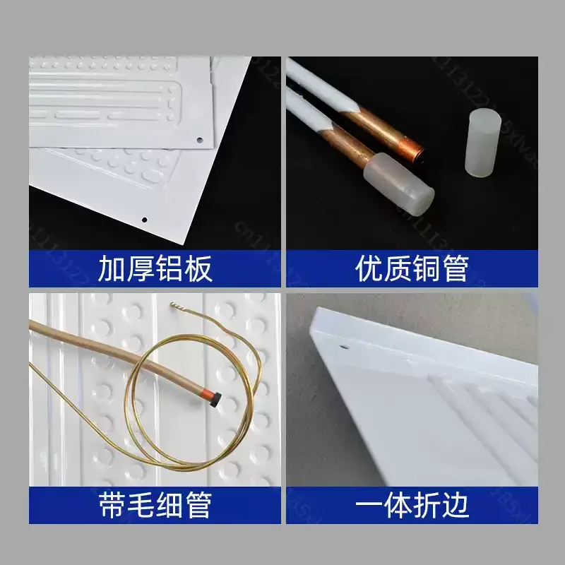 For Refrigerator Flat Evaporator Cooling Plate Aluminum Evaporator with Capillary Tube for Fridge Freezer Cooling System