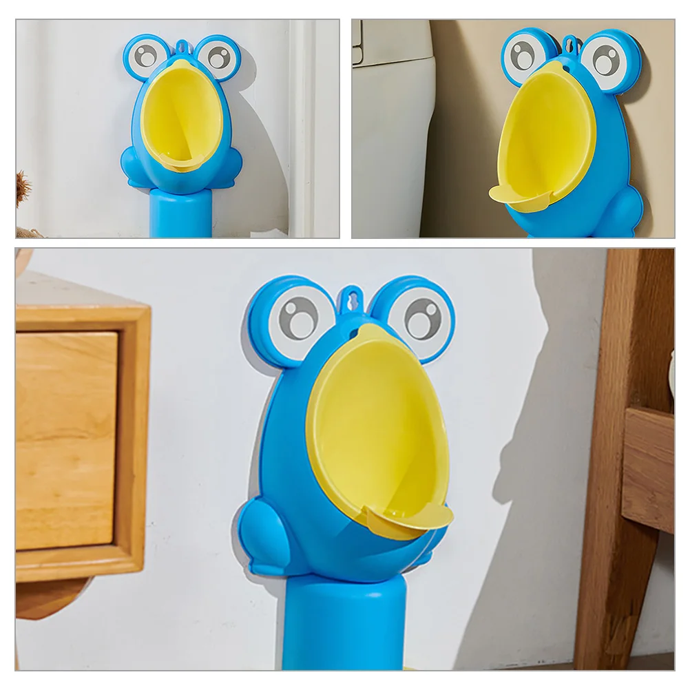 Детский стоячий писсуар для мальчиков с мультяшным животным, вращающееся водяное колесо, легко чистящийся инструмент для приучения к горшку