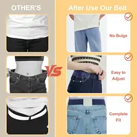 No Buckle Invisible Belt for Men and Women, Fashion Accessories Comfortable for More Family, Jeans and Pants Elastic Belt - Image 4
