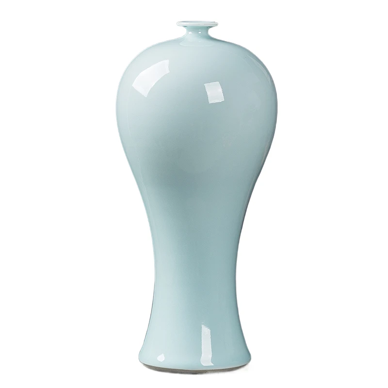 

Керамическая ваза, Новый китайский стиль, имитация песни, туманный синий фарфор, для дома, гостиной, полки для сувениров, украшения, ремесла