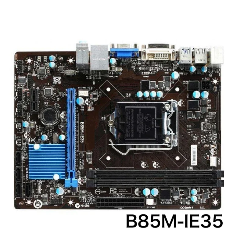 

Для MSI B85M-IE35 настольная материнская плата LGA 1150 DDR3 материнская плата 100% протестировано, ОК, полностью работает, бесплатная доставка