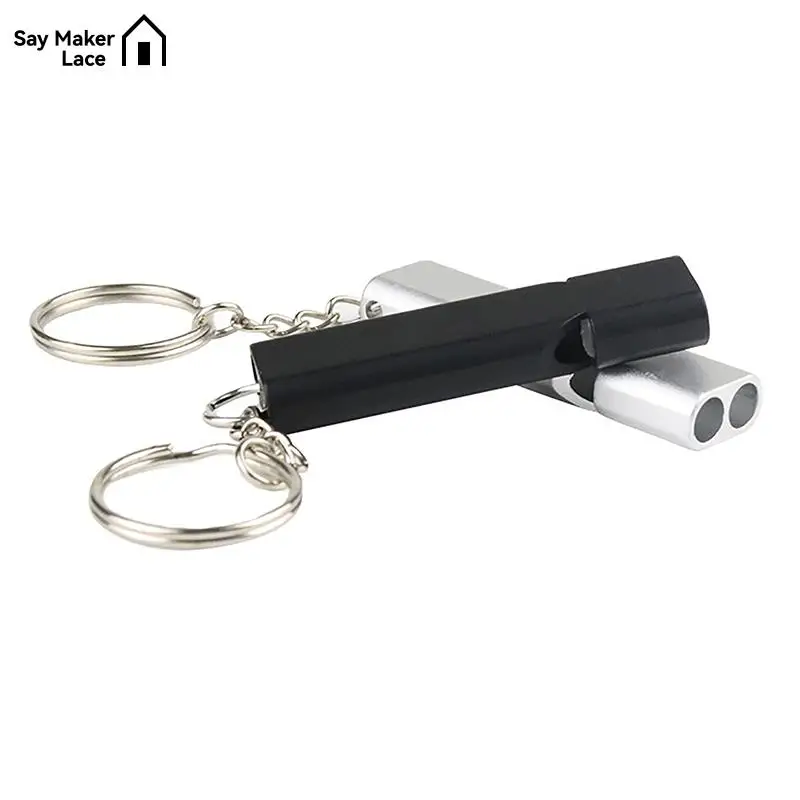 1pcs Multifunctional Aluminum Emergency Survival Whistle Portable Keychain Outdoor Tools Training Whistle Camping Hiking