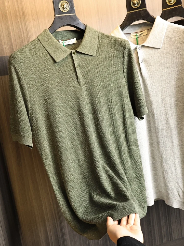 

Business Casual Short Sleeve Shirt Men's Breathable Anti-Wrinkle Lightweight Summer Knittedwear Soft Regular Fit Fashion...