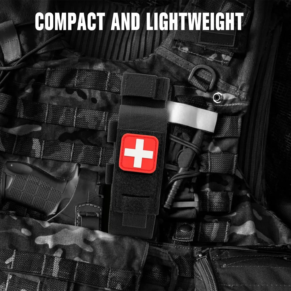 Piccolo Kit di pronto soccorso medico, Kit di pronto soccorso tattico all'aperto, ingranaggio della forza dello Stent emostatico, Kit medico a distribuzione rapida, custodia MOLLE