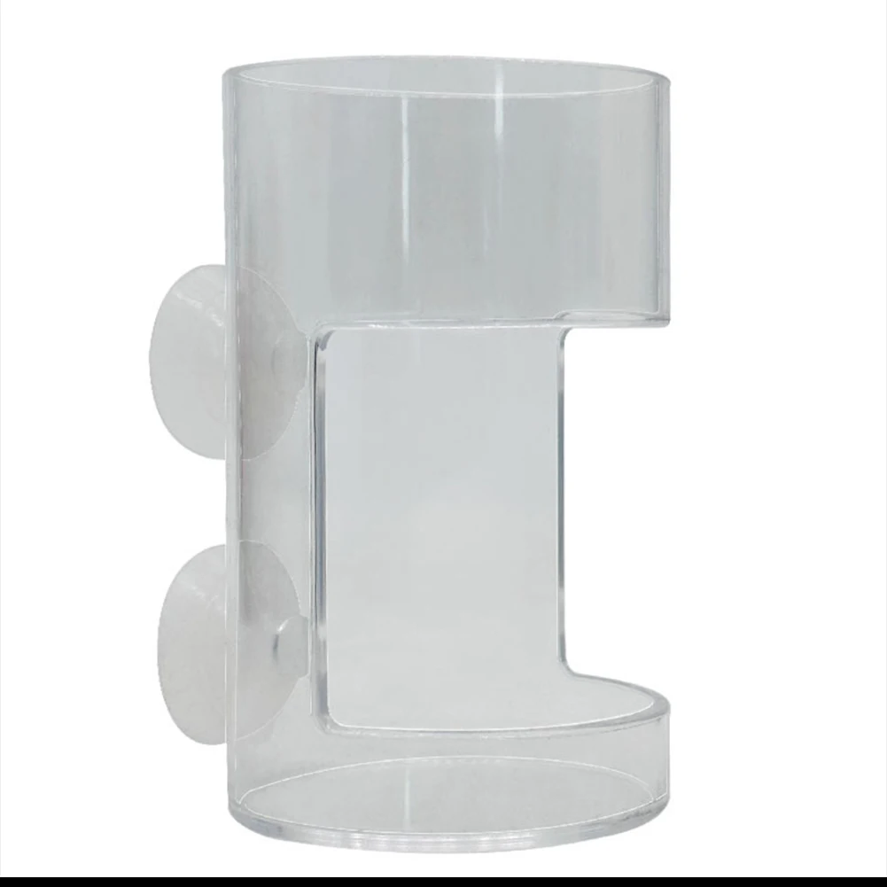 Comederos transparentes para peces, anillo de alimentación para acuario, bandeja flotante para comida, productos para mascotas, suministros con ventosas, peces acuáticos