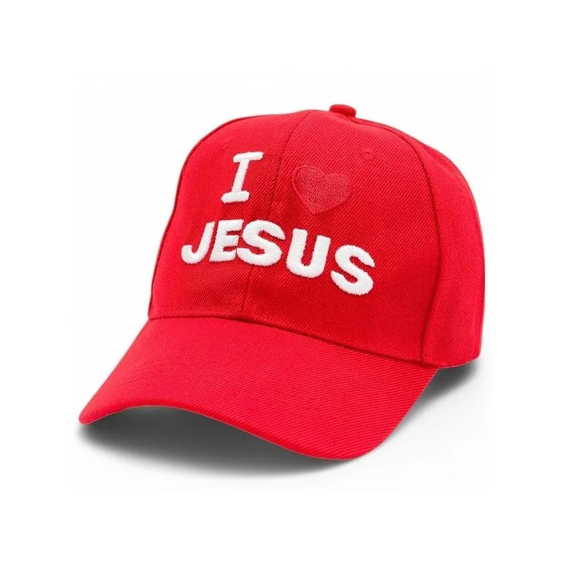 "I Love Jesus" Unique Embroidered BASEBALL CAP Adjustable, UV protection Design for Men, Perfect for Outdoor Activities, Casual