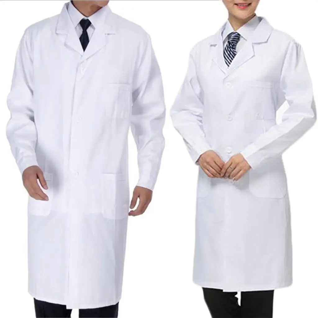 Casaco unissex masculino esfrega uniforme médico\\\\\\\\\\\\\\\\\\' manga comprida