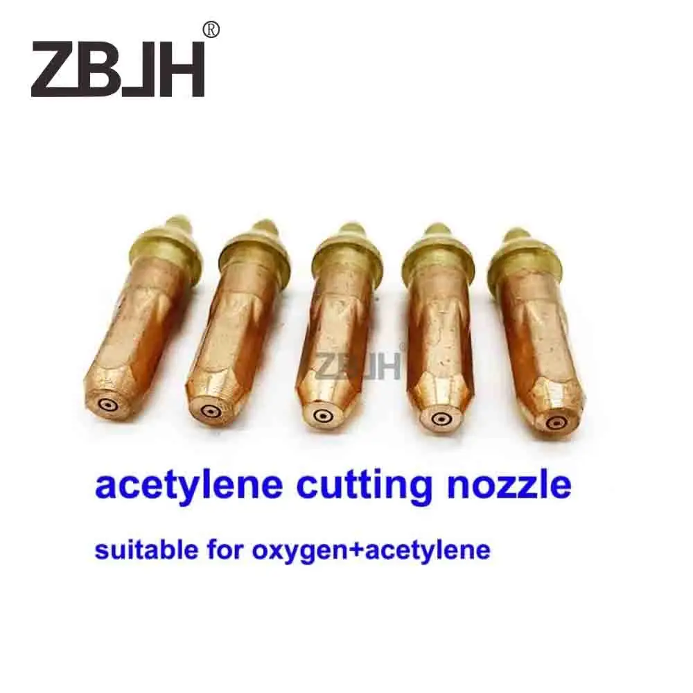 5 قطعة نصائح فوهات القطع لشعلة G01-30/G01-100/G01-300، متوافقة مع أوكسي أسيتيلين وأوكسي بروبان #1