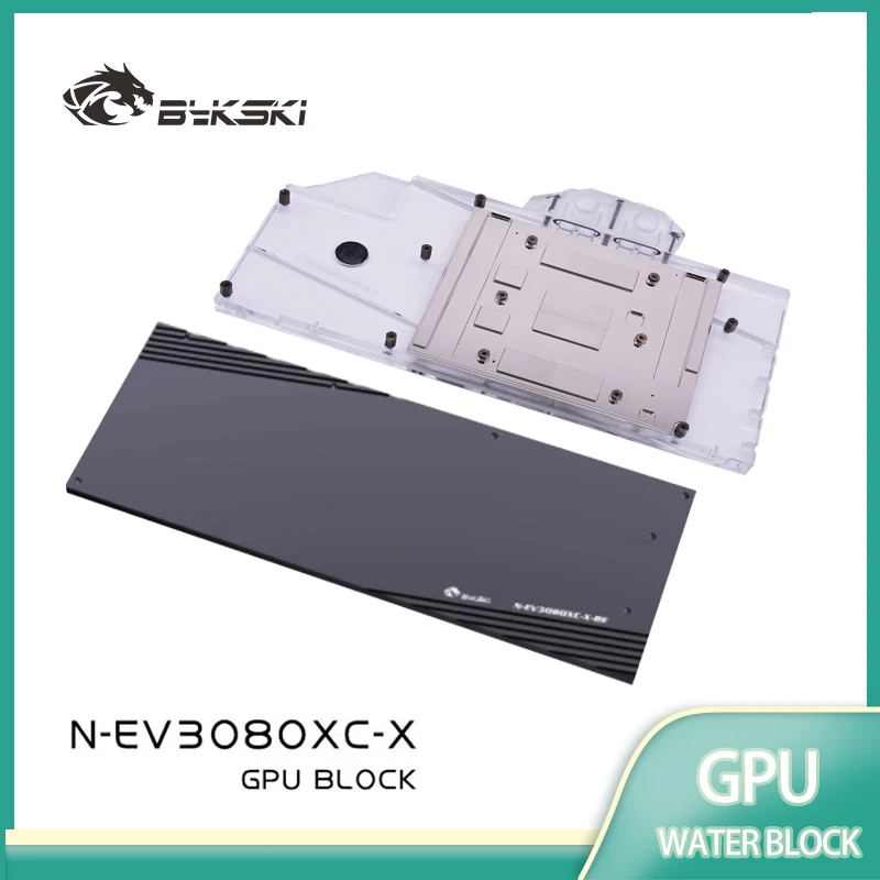 

Водяной блок Bykski N-EV3080XC-X для EVGA GeForce RTX 3080 XC3, черный игровой графический процессор/видеокарты/медный радиатор охлаждения RGB SYNC