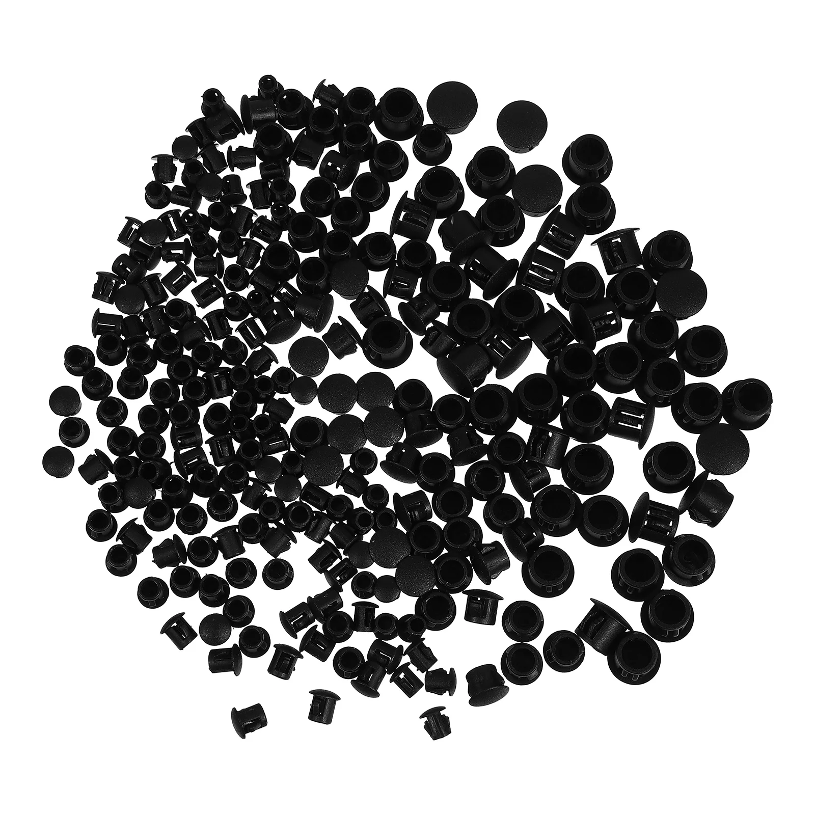 

90pcs Hole Plugs Screw Covers Plastic Caps Furniture Decorative Screws Hole Cover End Plugs Chair Leg Caps Splitter Tubing