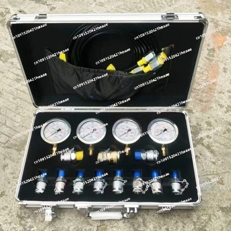 Suitable for  guage Excavator Hydraulic Pressure Test Kit  Testing Point  vacuum Coupling and gauge Tool