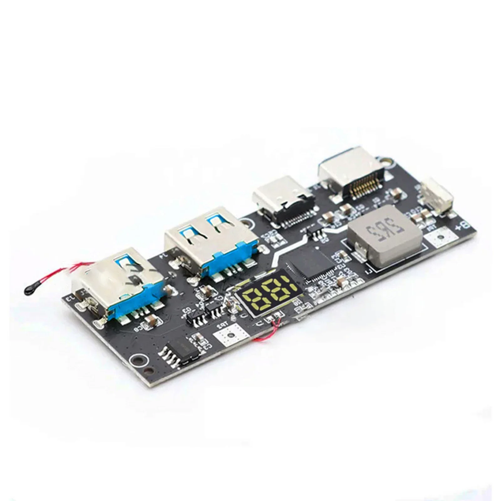 Led Duplo Usb 22.5w Usb Banco de Potência Móvel Módulo de Carregamento Proteção de Temperatura 1pc dc 9v36v 5.2v 5a 25w