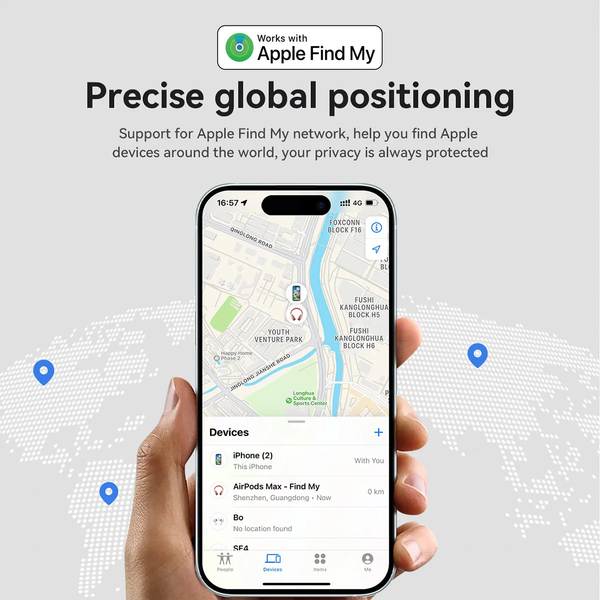 BC100 Airtag For Apple Find My With Case Anti Lost Device Smart Trackers For Cars Pet Keychain Bluetooth Mini Locator GPS Finder