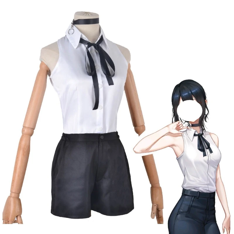 

Anime Chainsaw Men Cosplay Costume Reze Bomb Devil Full Set Outfits for Women Halloween Party Conventions and Themed Events