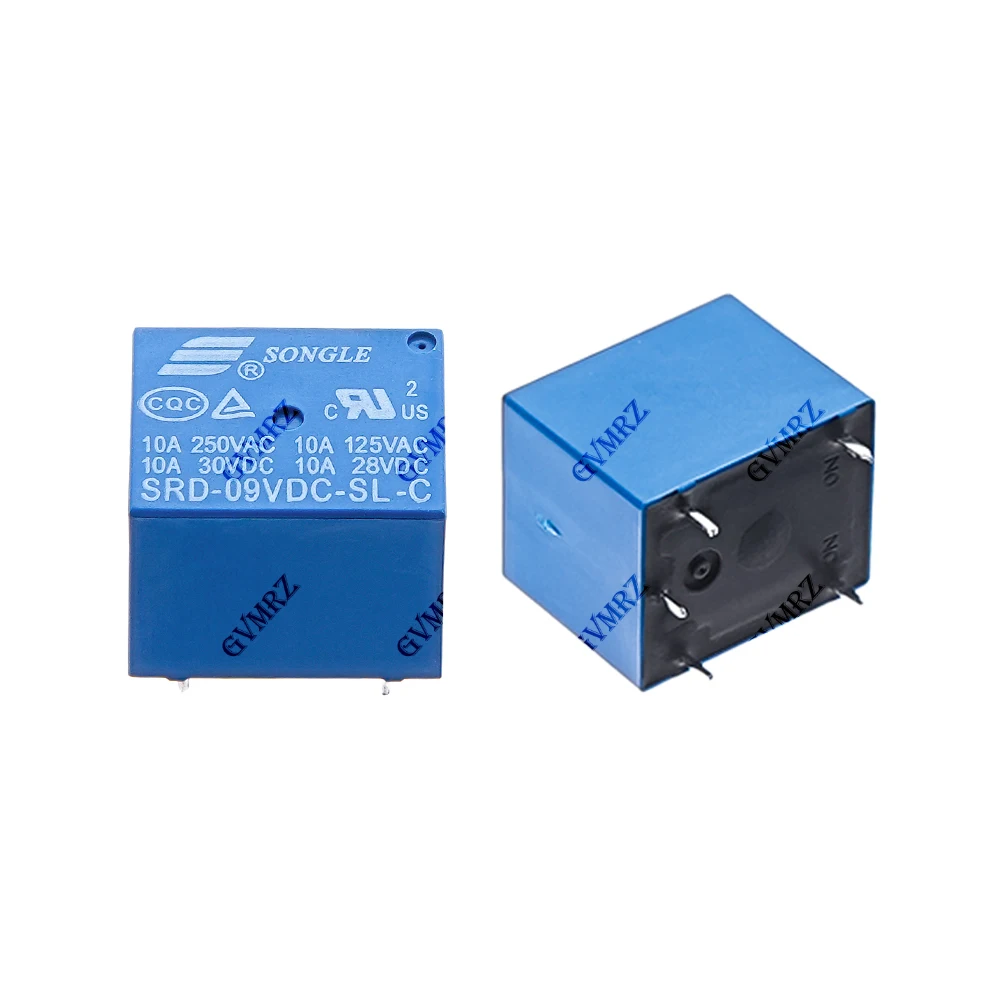 10 Stück 3V 5V 6V 9V Relais 12V 24V 48V 10A 250VAC 5PIN SRD-12VDC-SL-C SRD-03VDC-SL-C SRD-05VDC-SL-C SRD-06VDC-SL-C SRD-09VDC-SL-C