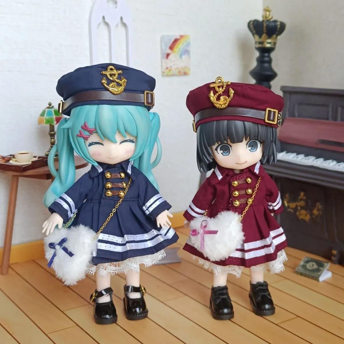 Ob11mollyP9 스포츠 까마귀 까마귀 패치 워크 컬러 카디건 코트 인형 옷 1/12 bjd GSC 인형 옷 인형 액세서리