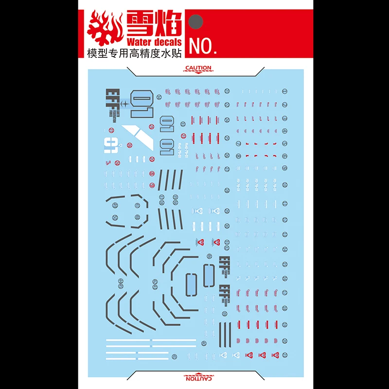 Model Decals Water Slide Decals Tool For 1/144 HG GTO Local/Marine Type Fluorescent Sticker Models Toys Accessories