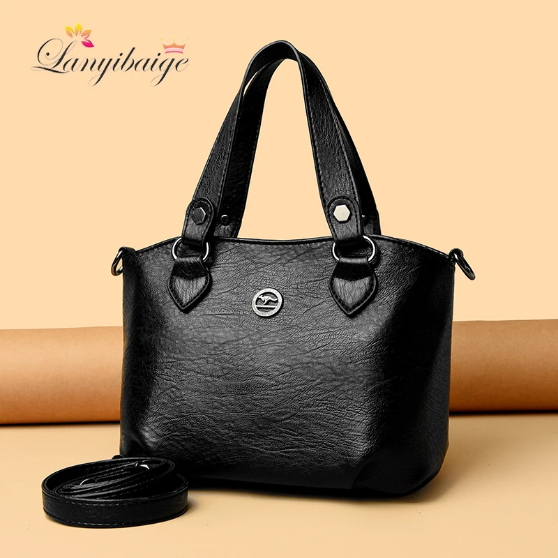 Tote Leather Luxury Handbags Women Bags Designer Handbags High Quality Crossbody Bags For Women 2026 Sac a Main Ladies Hand Bag