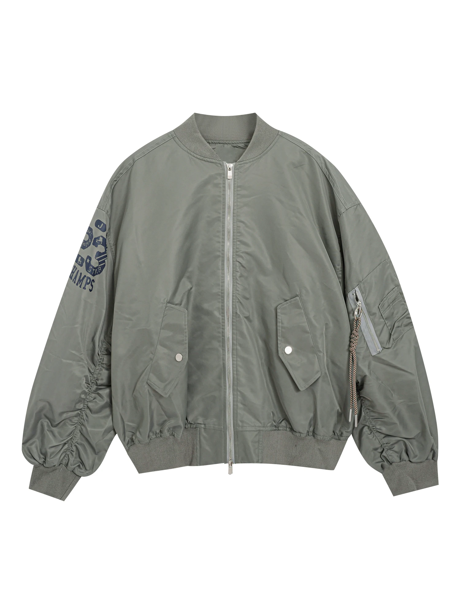 เสื้อแจ็คเก็ตเบสบอลสไตล์อเมริกันสำหรับคู่รัก รุ่นบาง ไซส์ใหญ่ สำหรับผู้หญิง ดีไซน์สวยงามไม่ซ้ำใคร สำหรับต้นฤดูใบไม้ร่วง