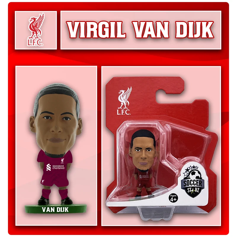 Oficial Liverpool F.C. Figuras de fútbol de 5cm, kit de 2022 a 23, modelo SoccerStarz, regalo