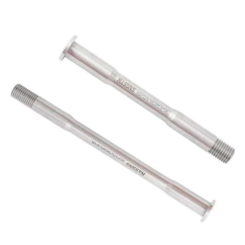 12X100 15x110 12X142 12x148 Titanium Bicycle Thru Axle 12mm 15mm threaded through shaft boost mtb dirt Road Bike Hub Fork Rod