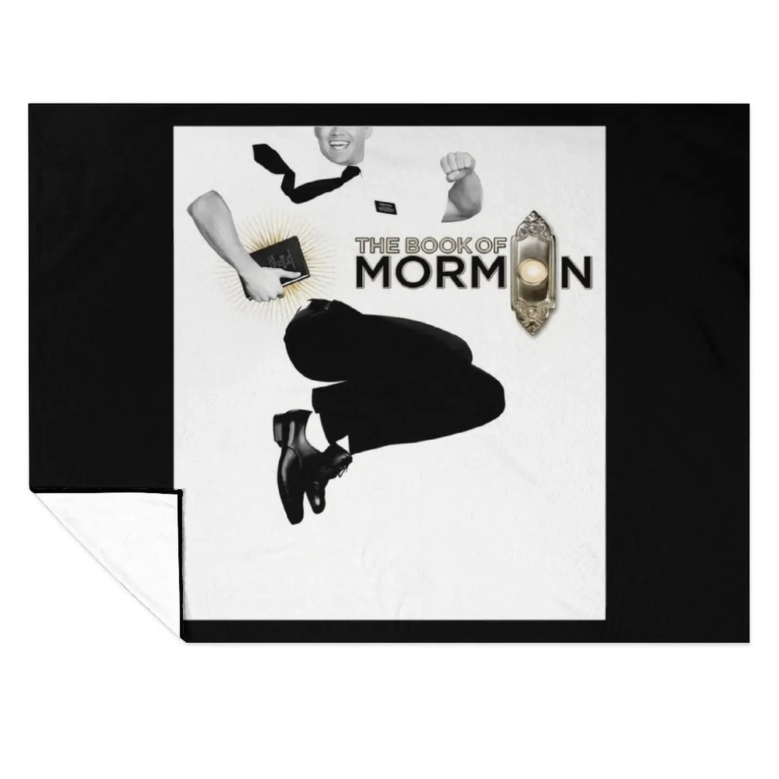 

Book Of Mormon Poster Throw Blanket blankets and throws Shaggy Flannel cosplay anime Blankets